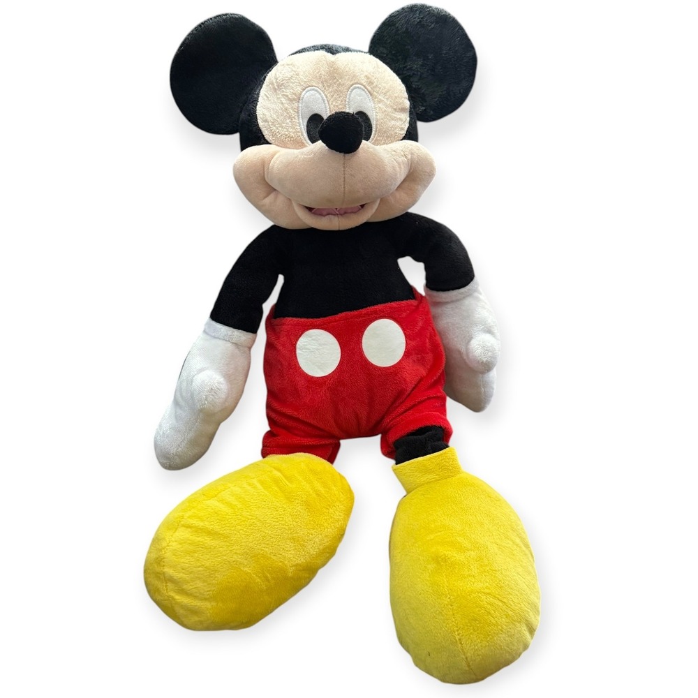 Disney Mickey Mouse Jumbo 25" Plush Just Play Stuffed Animal Red Shorts